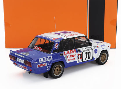 LADA FIAT - 2105 VFTS N 70 RALLY 1000 LAKES 1986 EUGENIJUS TUMALEVICIOUS - PRANAS VIDEIKA - BLANC BLEU