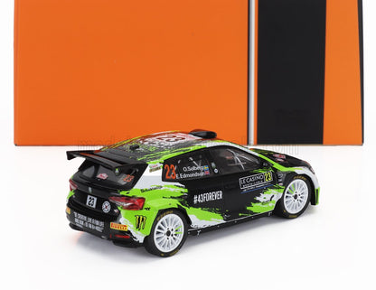 SKODA - FABIA RS RALLY2 TEAM TOKSPORT WRT2 N 23 RALLY MONTECARLO 2023 OLIVER SOLBERG - ELLIOT EDMONDSON - BLACK GREEN