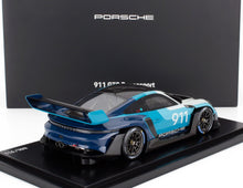 PORSCHE | 911 992 GT3 R N 911 RACING SPEED ICON DESIGN COUPE 2023 - CON VETRINA - WITH SHOWCASE