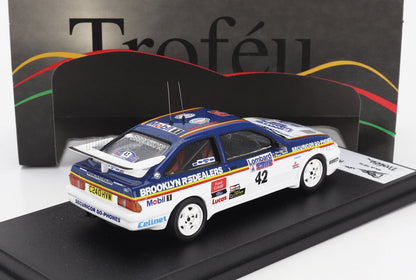 FORD ENGLAND - SIERRA RS COSWORTH N 42 RALLY RAC LOMBARD 1986 PHIL COLLINS  - BRYAN THOMAS - BLUE WHITE