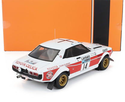 TOYOTA - CELICA 2000GT RA21 N 14 RALLY RAC LOMBARD 1977 PER INGE WALFRIDSSON - JOHN JENSEN - WHITE RED