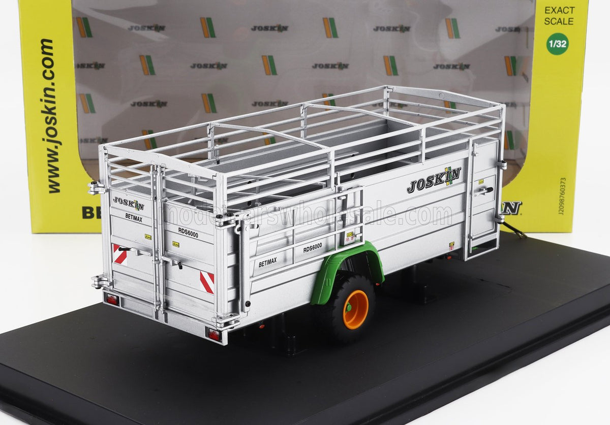 Joskin Betimax RDS7500 Livestock Trailer Silver Universal Hobbies 1:32 scale model - image 2