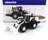 Komatsu WA475-10 Wheel Loader 2010 White Black Universal Hobbies 1:50 scale model