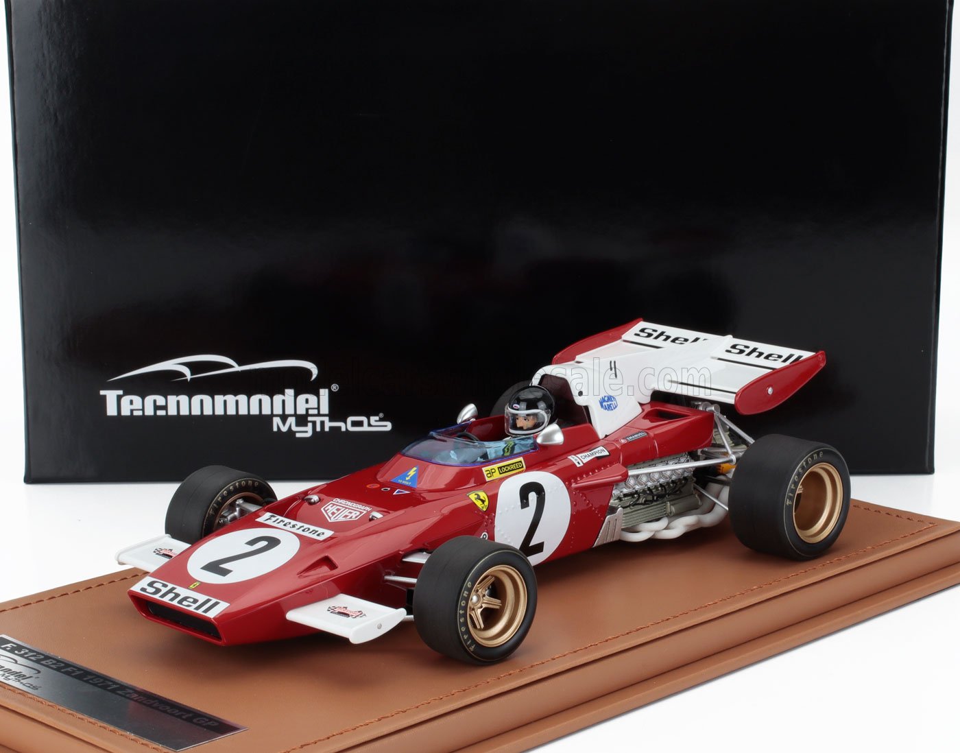 FERRARI | F1 312B2 N 2 ZANDVOORT GP (with pilot figure) 1971 JACKY ICKX - CON VETRINA - WITH SHOWCASE