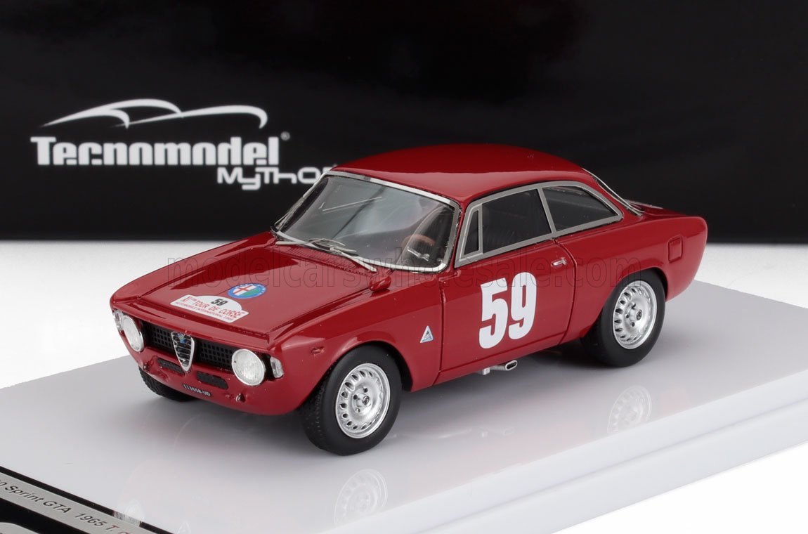 ALFA ROMEO | GIULIA 1600 SPRINT GTA N 59 RALLY TOUR DE CORSE 1965 LUCIEN BIANCHI - GEORGES HARRIS