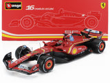 FERRARI | F1  SF-24 TEAM SCUDERIA FERRARI N 16 WINNER ITALY MONZA GP 2024 CHARLES LECLERC - CON VETRINA - WITH SHOWCASE