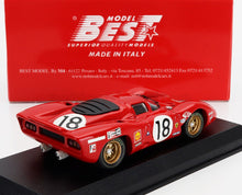 FERRARI - 312P 3.0L V12 COUPE TEAM SEFAC N 18 24h LE MANS 1969 PEDRO RODRIGUEZ – DAVID PIPER - RED - Vroomi