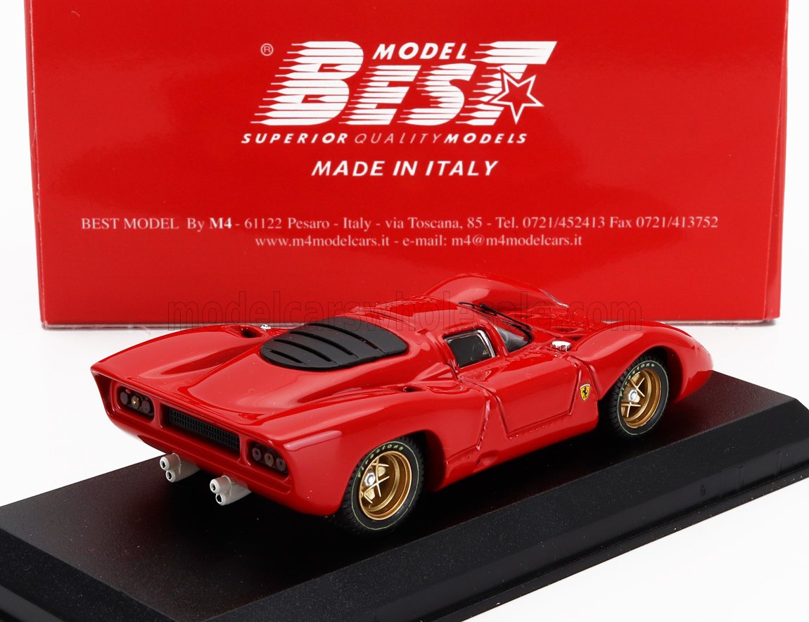 FERRARI - 312P 3.0L V12 COUPE PROVA 1969 - RED - Vroomi