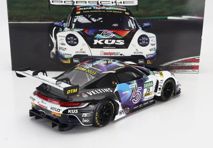 PORSCHE - 911 992 GT3 R TEAM KUS BERNHARD N.º 75 TEMPORADA DTM 2023 LAURIN HEINRICH - BLANCO Y NEGRO