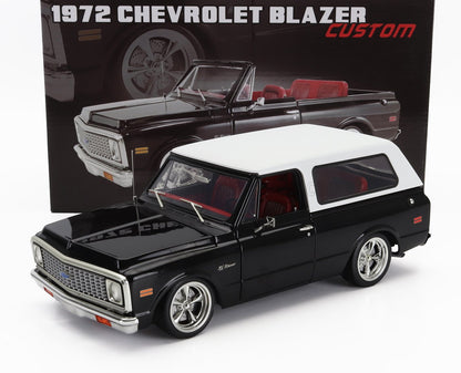 CHEVROLET - BLAZER 2WD CUSTOM 1972 - BLACK WHITE - Vroomi
