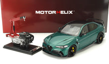 ALFA ROMEO - GIULIA GTAm WITH ENGINE AND ACCESSORIES 2021 - M O N T R E A L GREEN MET