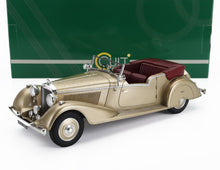 BENTLEY - VANDEN PLAS TOURER CABRIOLET OPEN de 4,25 litros, 1938 - DORADO. Maqueta de coche en Vroomi