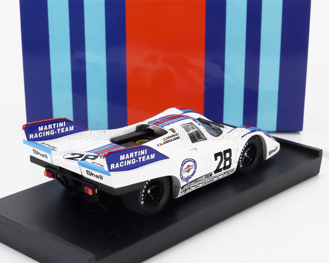 Porsche 917K Martini Racing Team No. 28 Helmut Marko Gerard Larrousse 1000km Austria 1971 Brumm 1:43 scale model - image 2