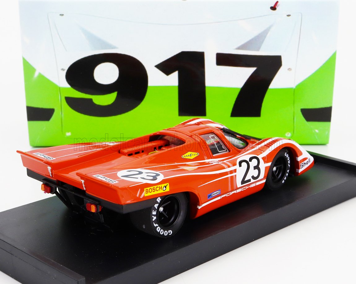 Porsche 917K 4.9L Team Salzburg No. 23 Hans Herrmann Richard Attwood Winner 24h Le Mans 1970 Brumm 1:43 scale model - image 2