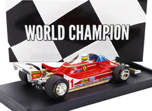 FERRARI - F1 312T4 N 11 VINCITORE DEL CAMPIONATO MONDIALE GP DI MONZA ITALIA 1979 JODY SCHECKTER - CON FIGURINA DEL PILOTA - ROSSO