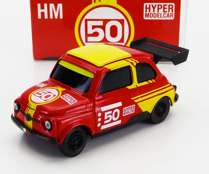 FIAT - 500 BRUMS N 50 HM HYPER MODELCAR 2024 - RED YELLOW BLACK