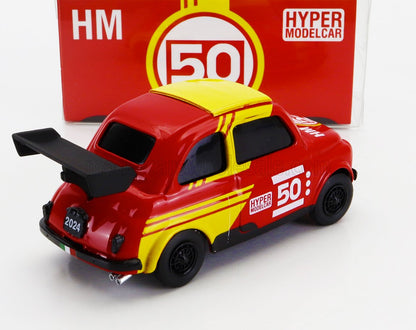 FIAT - 500 BRUMS N 50 HM HYPER MODELCAR 2024 - RED YELLOW BLACK