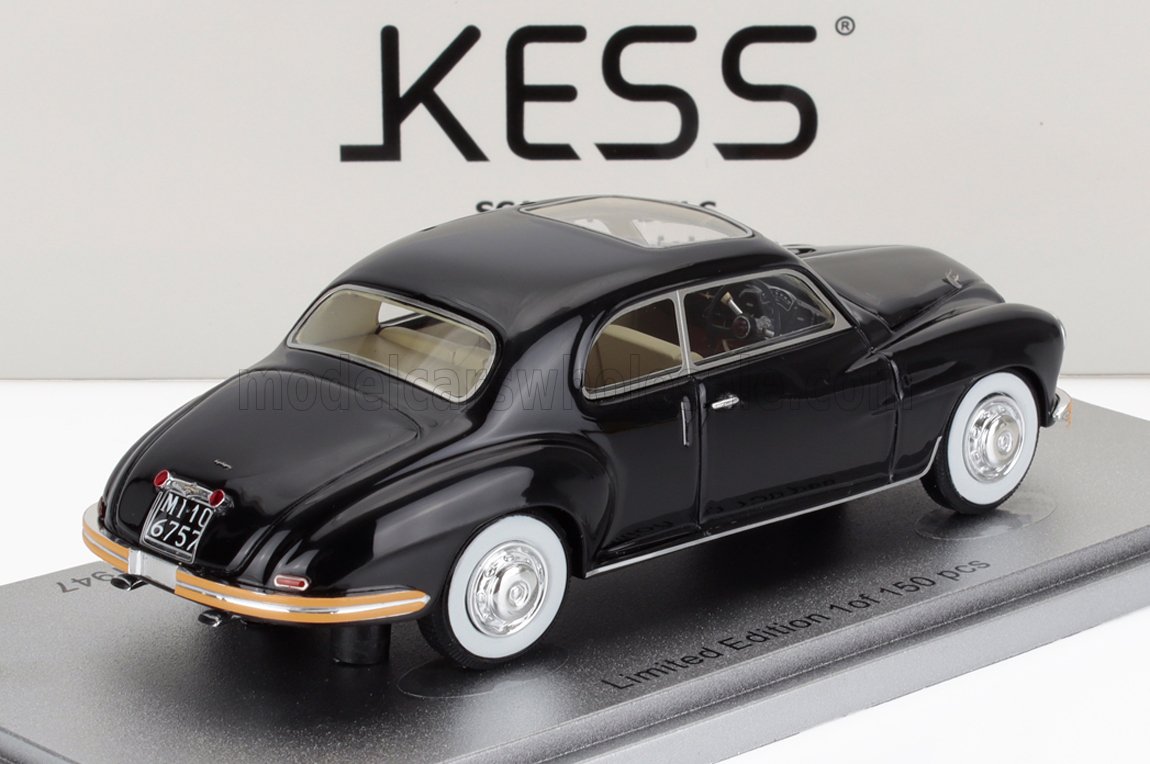 ISOTTA FRASCHINI - 8C MONTEROSA COUPE TOURING OPEN ROOF 1947 - BLACK - Vroomi