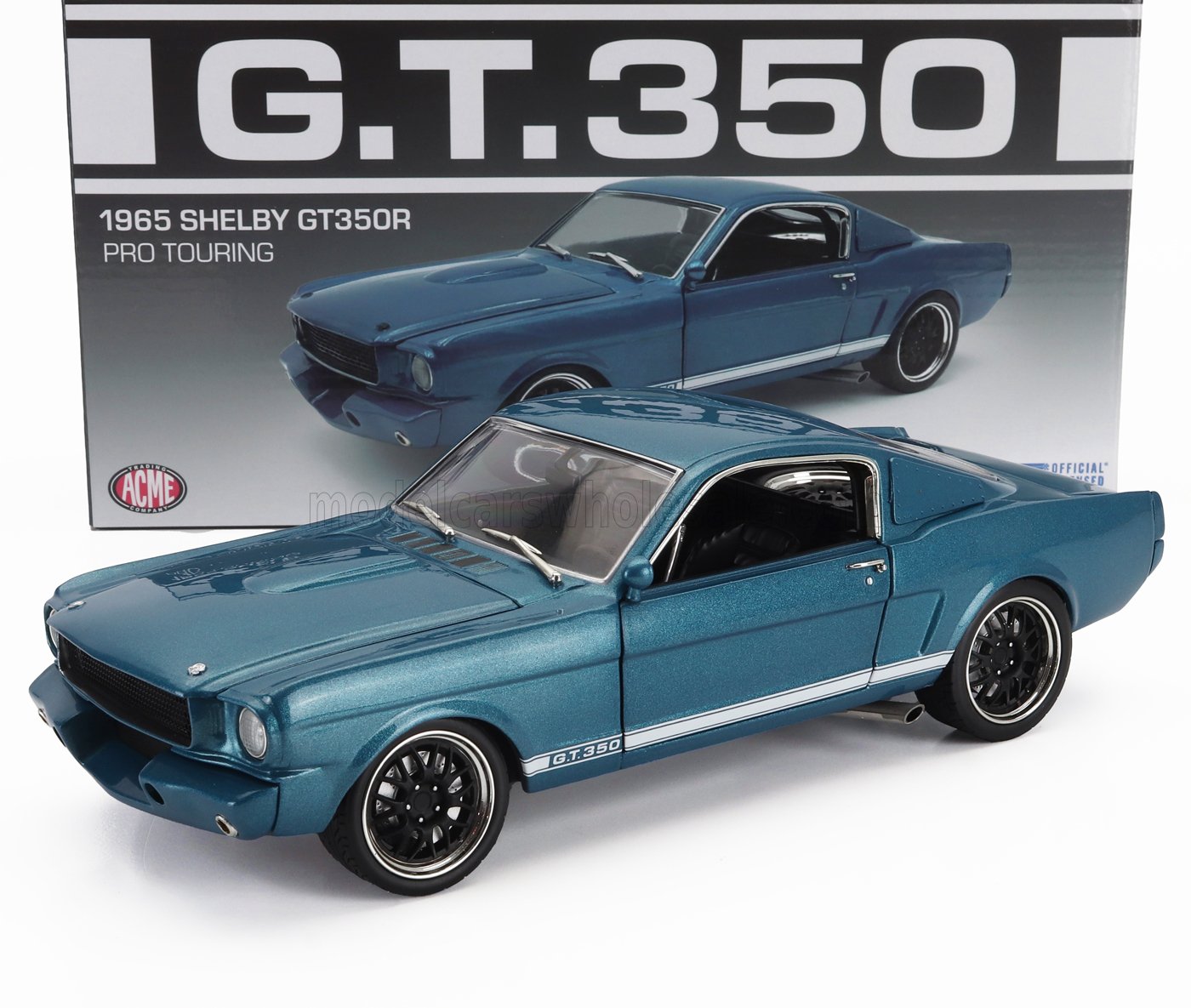 FORD - MUSTANG SHELBY GT350 COUPE PRO TOURING 1965 - BLUE - Vroomi