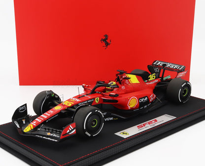 FERRARI | F1  SF-23 TEAM SCUDERIA FERRARI N 16 4th MONZA ITALY GP 2023 CHARLES LECLERC - CON VETRINA - WITH SHOWCASE