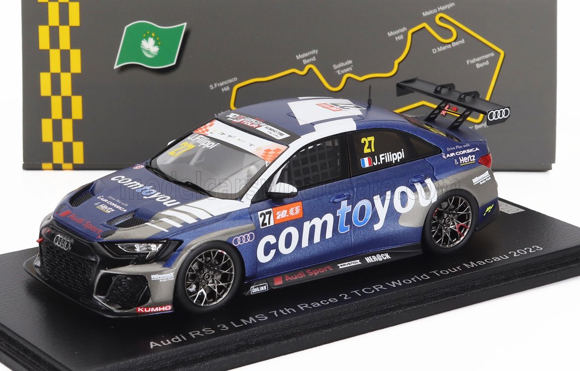 AUDI | A3 RS3 LMS N 27 TCR WORL TOUR MACAU RACE 2 2023 JOHN FILIPPI