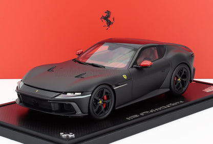 FERRARI - 12CILINDRI V12 830cv PANORAMIC ROOF 2024 - CON VETRINA - WITH SHOWCASE - NERO OPACO - MATTE BLACK