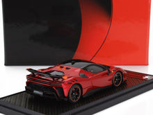 FERRARI - SF90 XX STRADALE 2024 - ROSSO FUOCO - RED ORANGE BLACK