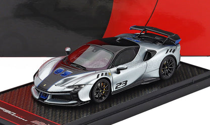 FERRARI - SF90 XX STRADALE N 23 2024 - GRIGIO TITANIO - GREY MET BLACK BLUE