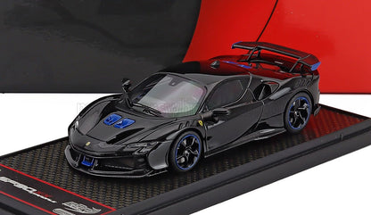 FERRARI - SF90 XX STRADALE 2024 - NERO DS - BLACK LIGHT BLUE