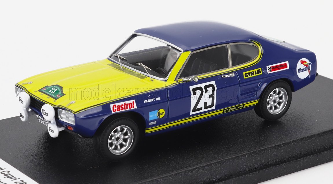 FORD ENGLAND | CAPRI 2600 (night version) N 23 2nd RALLY BAVARIA 1971 WALTER ROHRL - HERBERT MARECEK