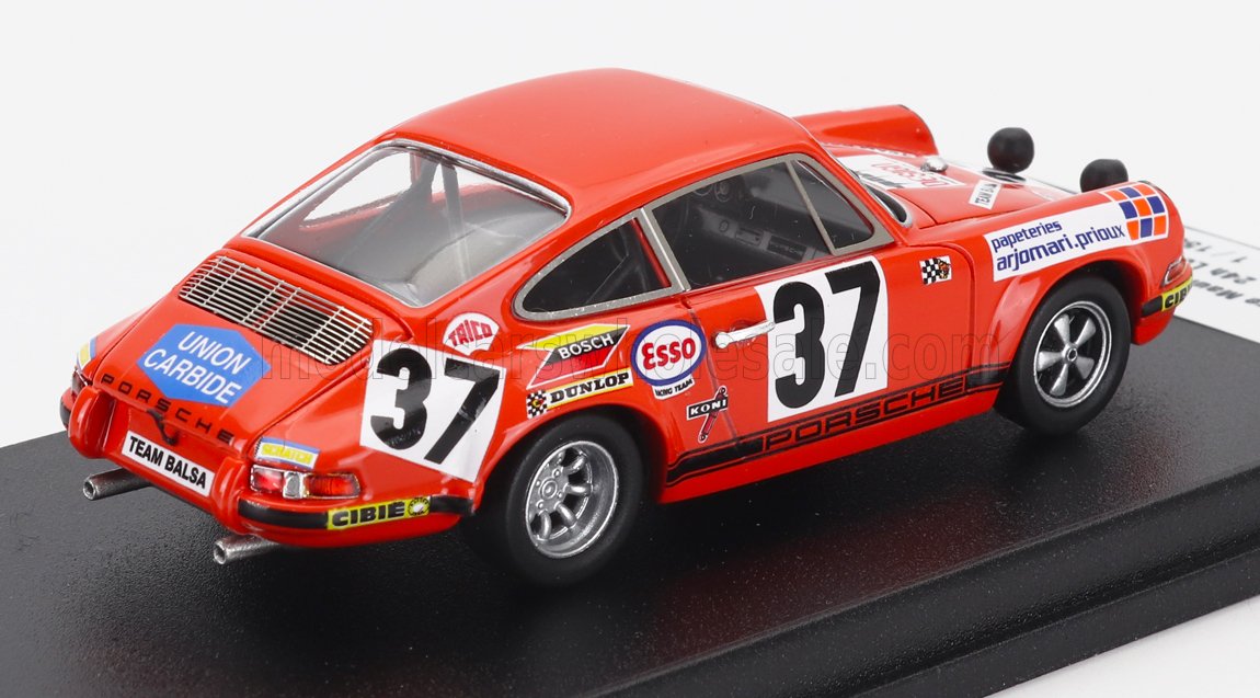 Porsche 911S 2.4L Coupé Team P.Mauroy No. 37 Pierre Mauroy Jean Claude Lagniez 24h Le Mans 1971 Trofeu 1:43 scale model - image 2