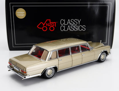 MERCEDES-BENZ - CLASSE S 600 LWB PULLMAN (W100) 1969 - CHAMPAGNE