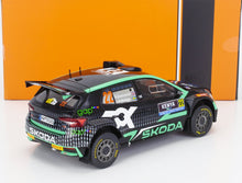 SKODA - FABIA RALLY2 EVO N 22 TEAM TOKSPORT WRT 6th RALLY SAFARI KENYA 2024 THIERRY NEUVILLE - MARTIJN WYDAEGHE- BLACK LIGHT GREEN