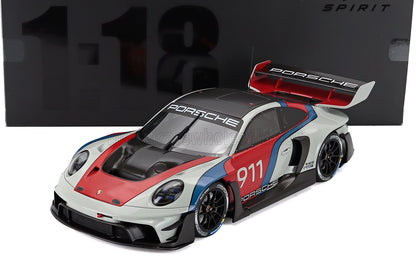 PORSCHE - 911 992 GT3 R N 911 RENNSPORT COUPE 2023 - WHITE RED BLACK