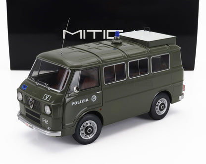 ALFA ROMEO - F-12 MINIBUS 1-SERIES - POLIZIA - POLICE - 1970 - GREEN
