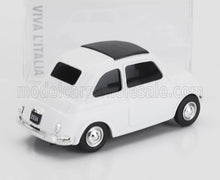 FIAT - 500 1965 - VIVA L'ITALIA - GIORNATA DELL' UNITA' NAZIONALE E DELLE FORZE ARMATE - WHITE Scale model car on Vroomi
