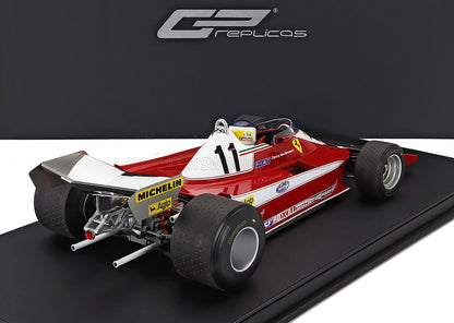 FERRARI - F1  312T3 N 11 WINNER BRITISH GP (with pilot figure) 1978 CARLOS REUTEMANN - RED WHITE