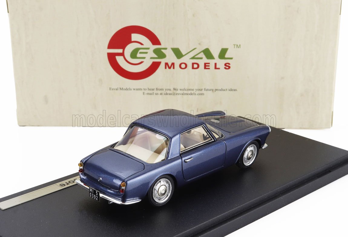 Fiat 1500 S Coupé by Fissore 1960 Blue Esval Models 1:43 scale model - image 2