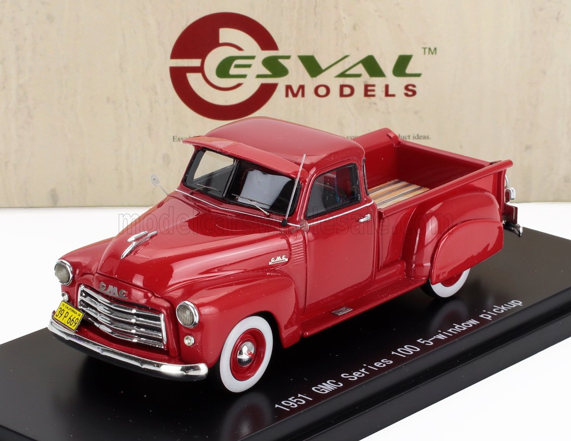 GMC 100 Pick-Up 1950 Red Esval Model 1:43 scale model