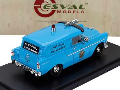 CHEVROLET - 150 VAN POLICE 1956 - BLUE BLACK