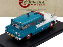 CHEVROLET - 150 HANDYMAN AMBULANCIA 1956 - BLANCO TURQUESA Y ROJO
