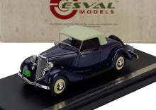 FORD EE. UU. - MODELO 18 ROADSTER 1933 - AZUL Y CREMA