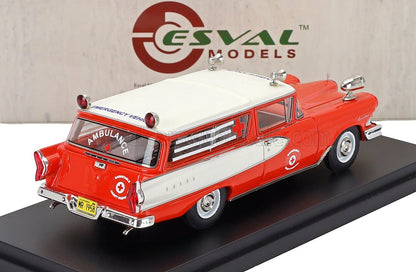 EDSEL - ROUNDUP SW FURGONETA AMBULANCIA 1958 - ROJO Y BLANCO