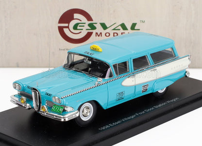 EDSEL - VILLAGER TAXI 1958 - AZUL CLARO Y BLANCO