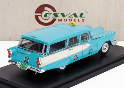EDSEL - VILLAGER TAXI 1958 - AZUL CLARO Y BLANCO