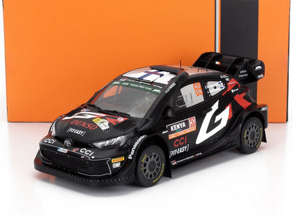 TOYOTA - YARIS GR RALLY1 TEAM TOYOTA GAZOO RACING WRT N 69 WINNER RALLY SAFARI KENYA 2024 KALLE ROVANPERA - JONNE HALTTUNEN - BLACK