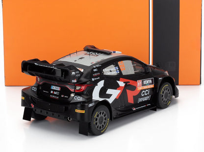 TOYOTA - YARIS GR RALLY1 TEAM TOYOTA GAZOO RACING WRT N 69 WINNER RALLY SAFARI KENYA 2024 KALLE ROVANPERA - JONNE HALTTUNEN - BLACK