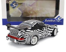 PORSCHE - 911 964 RWB N 13 KIT CARROSSERIE THE ZEBRA 1994 - BLANC NOIR - Vroomi
