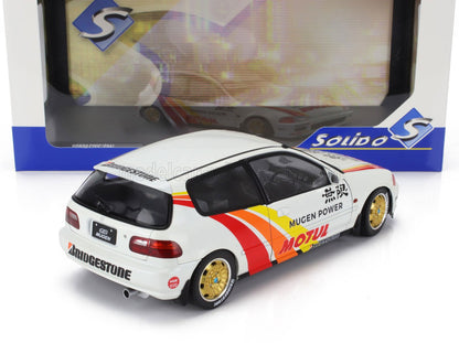 HONDA - CIVIC (EG6) MUGEN POWER RACING 1992 - WHITE RED - Vroomi