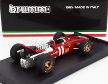 FERRARI - F1 312 N 11 MONACO GP 1969 CHRIS AMON - RED WHITE Scale model car on Vroomi